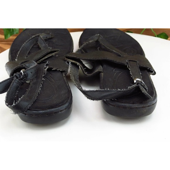 Born concept Sz 9 M Black Strappy Synthetic Women Sandals - Picture 5 of 7